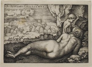 Boete van Johannes Chrysostomus door Hans Sebald Beham