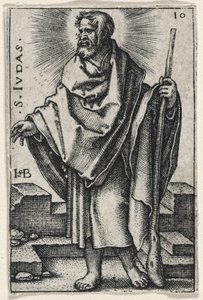 Sint Judas Thaddeüs door Hans Sebald Beham