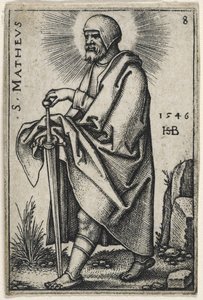 Sint Matteüs door Hans Sebald Beham