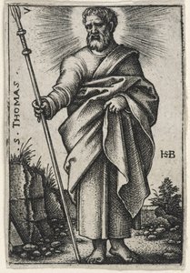 Sint Thomas door Hans Sebald Beham