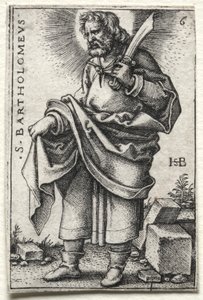Sint Bartholomeüs door Hans Sebald Beham
