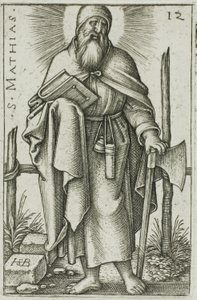 St. Matthias, plaat 12 uit De twaalf apostelen