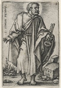 St. Peter, 1541-46 door Hans Sebald Beham