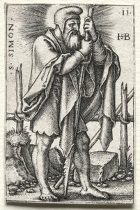 St. Simon, 1545-1546 door Hans Sebald Beham