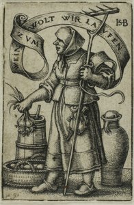 De Marktvrouw door Hans Sebald Beham