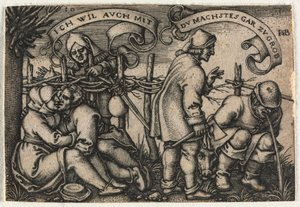 De boerenbruiloft of de twaalf maanden: nr. 10, 1546