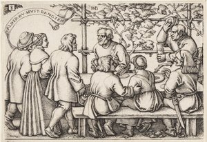 Het Boerenfeest, of, De Twaalf Maanden door Hans Sebald Beham