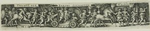 Triomfantelijke processie van de edele glorieuze vrouwen door Hans Sebald Beham