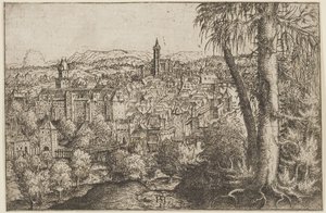 Uitzicht op Steyr aan de Enns