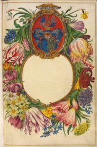 Duits: Titelpagina Moller-Florilegium (1) door Hans Simon Holtzbecker