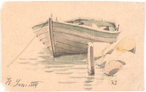 In een roeiboot door Hans Smidth