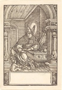 Sint Augustinus door Hans Springinklee