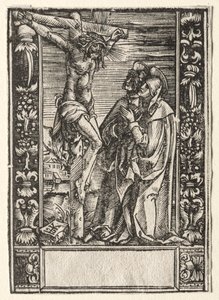 St. Maria en St. Johannes voor het Kruis door Hans Springinklee