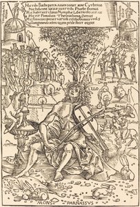 Apollo op Parnassus door Hans Süss von Kulmbach