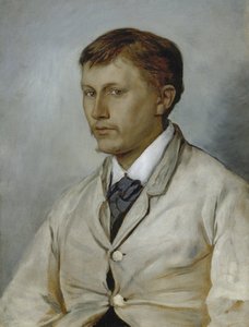 De beeldhouwer Erwin Kurz door Hans Thoma