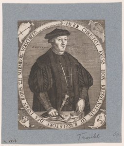 Portret van Christoph II Kreß von Kressenstein door Hans Troschel