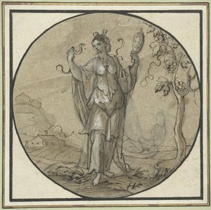 Voorzichtigheid (Prudentia) door Hans Ulrich Frank