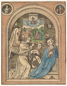 De Annunciatie, laat 15e-begin 16e eeuw door Hans Wechtlin the Elder