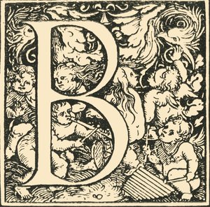 B - Een alfabet door Hans Weiditz, c1520-1521