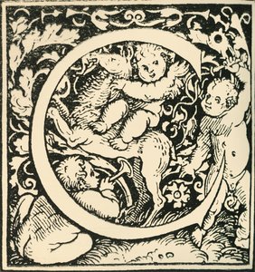C - Een alfabet door Hans Weiditz, c1520-1521, 1908