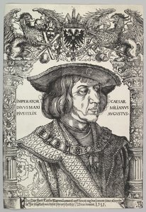 Portret van Keizer Maximiliaan I, 1519