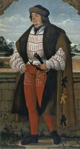 De hofnar bekend als ridder Christoph, 1515