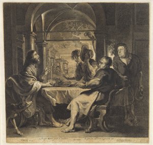 Maaltijd in Emmaüs door Hans Witdoeck
