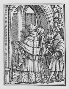 Holbeins Dodendans: De Kanunnik door Hans after Holbein the Younger