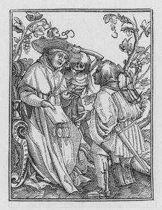 Holbeins Dodendans: De Kardinaal door Hans after Holbein the Younger