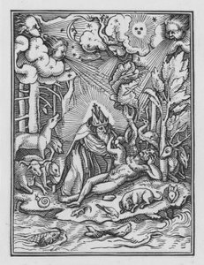 Holbeins Dodendans: De Schepping door Hans after Holbein the Younger