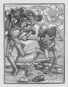 Holbeins Dodendans: De Ridder door Hans after Holbein the Younger