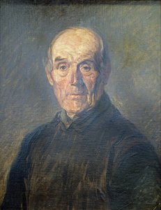 Portret van een veenboer door Hans am Ende