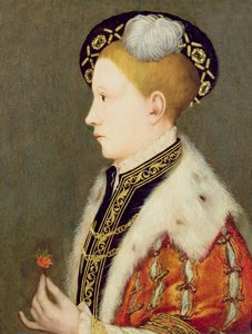 Koning Edward VI (1537-53) door Hans school of Holbein