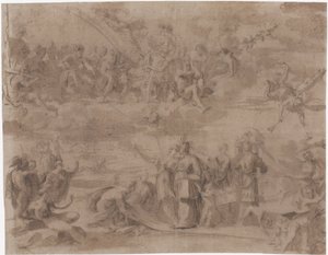Allegorische voorstelling door Hans von Aachen (possibly)