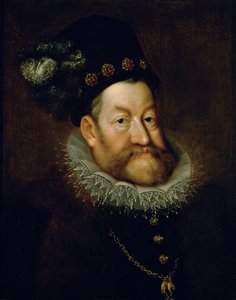 Duits: keizer Rudolf II. (1552-1612) Portret van keizer Rudolf II door Hans von Aachen