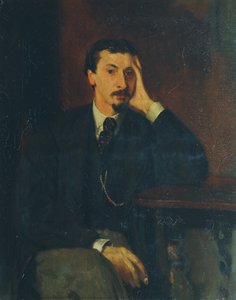 De dichter en filosoof Gotthard Oswald Marbach door Hans von Marées