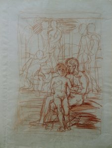 Compositiestudie voor "Gouden Eeuw"