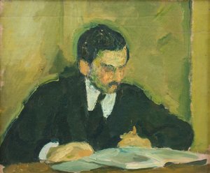 De schilder Ernst Goldschmidt