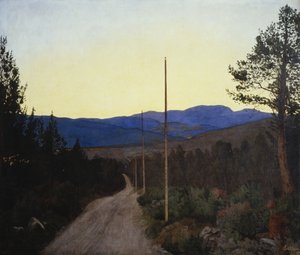 Landhoofd, Landevei door Harald Oscar Sohlberg