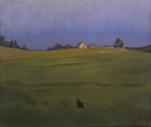 Landweg door Harald Oscar Sohlberg