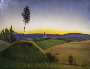 Historisch Landschap door Harald Oscar Sohlberg