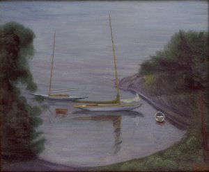 Zeilboten door Harald Oscar Sohlberg