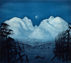 Winternacht in Rondane