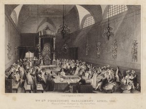 Koning Willem IV schorst het parlement, april 1831