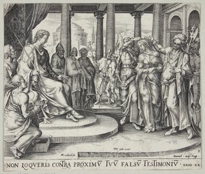 Susanna beschuldigd door de oudsten door Harmen Jansz. Muller