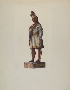 Indiaanse hoofdman door Harold A. Doughty