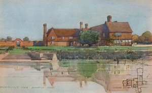 Burningfold Boerderij, Dunsfold, Surrey door Harold Chalton Bradshaw