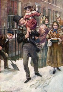 Bob Cratchit en Tiny Tim