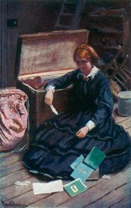 Illustratie voor Goede Vrouwen door Louisa M Alcott door Harold Copping
