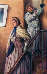 Illustratie voor Good Wives door Louisa M. Alcott door Harold Copping